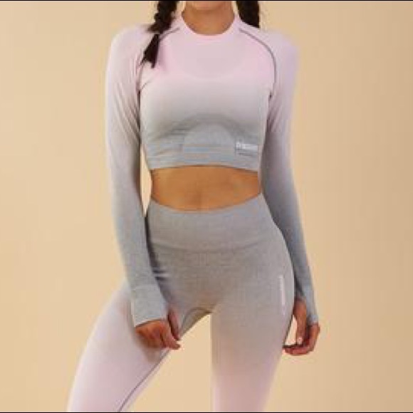Gymshark Ombré seamless crop top